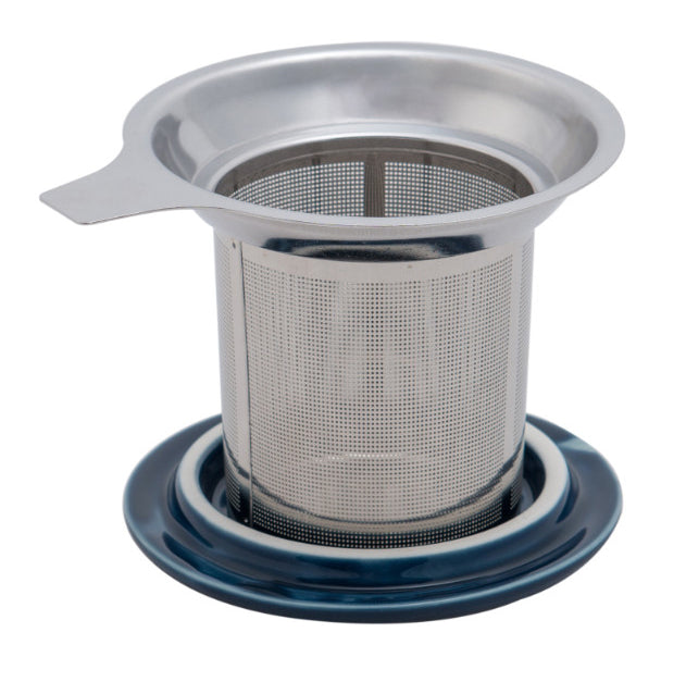 Ceramic Infuser Mug - Blue