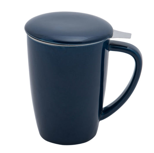 Ceramic Infuser Mug - Blue