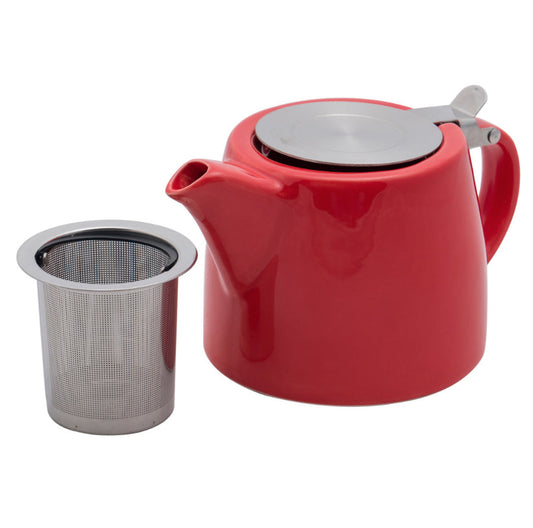 Ceramic Teapot - Red